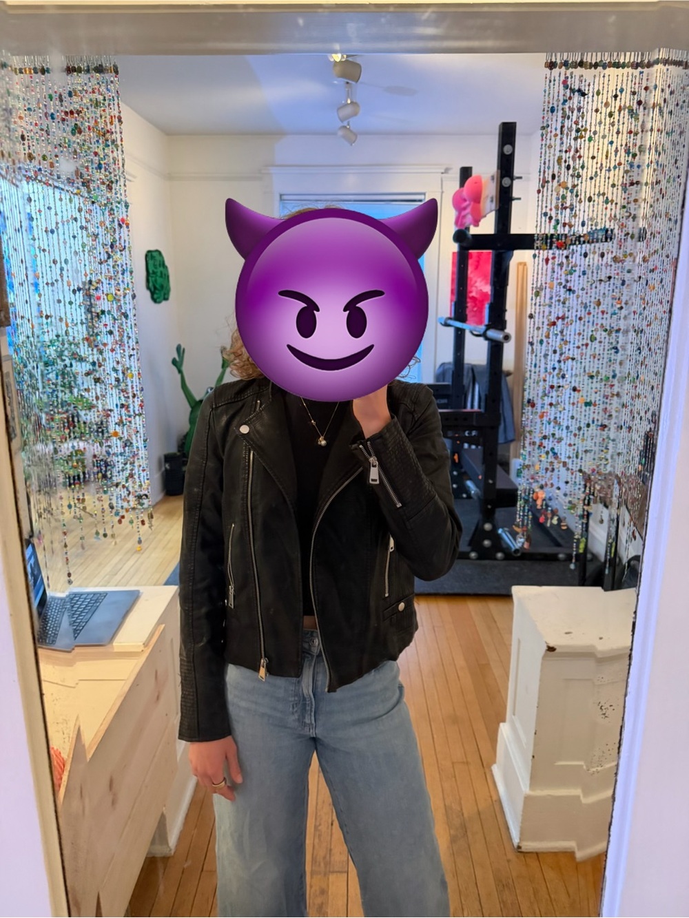 Vero Moda Black Leather Biker Jacket